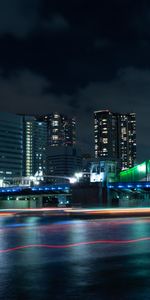 Ciudades,Ciudad De Noche,Ciudad Nocturna,Luces De La Ciudad,Iluminación,Puente,Tokio,Iluminar Desde El Fondo