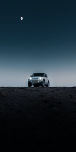 Voitures,Vus,Défenseur De Land Rover,Land Rover Défenseur,Désert,Nuit,Land Rover,Voiture