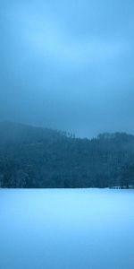 Night,Lake,Frozen,Nature,Surface,Ice