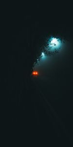 Noche,Luces,Un Coche,Resplandor,Resplandecer,Oscuro,Camino,Máquina,Faros