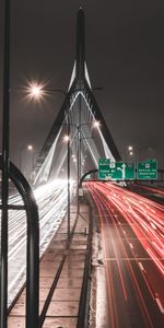 Night,Road,Markup,Bridge,Track,Route,Cities