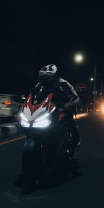 Route,La Vitesse,Vitesse,Bicyclette,Vélo,Nuit,Motocyclette,Motocycliste,Moto