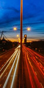 Night,Shine,Road,Traffic,Movement,Cities,Light