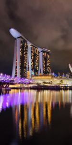 Villes,Ville,Nuit,Hôtel,Singapour