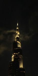 Rascacielos,Edificio,Torre,Noche,Oscuro