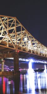 Noche,Puente Grande,El Gran Puente,Louisville,Ciudades,Ee Uu,Estados Unidos