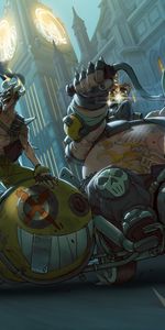 Junkrat,Mako Rutledge,Jamison Fawkes,Overwatch,Вектор