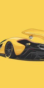 Mclaren,P1,Arte,Vector,Minimalismo