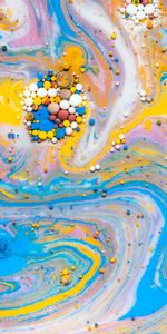 Paint,Abstract,Mixing,Bubbles,Liquid