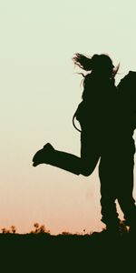 Pair,Embrace,Love,Silhouettes,Couple