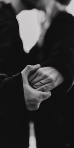 Pair,Hands,Bw,Chb,Tenderness,Couple,Love,Romance