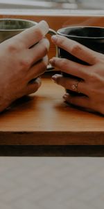 Pair,Mugs,Hands,Couple,Love