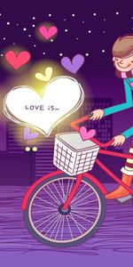 Pareja,Par,Paseo,Bicicleta,Relaciones,Amor