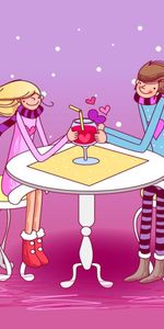 Pair,Table,Beverage,Date,Couple,Drink,Café,Picture,Cafe,Drawing,Love