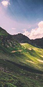 Panorama,Clouds,Mountains,Nature