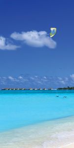 Paraglider,Parachute,Nature,Ocean,Paragliding,Maldives