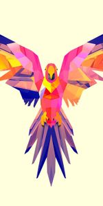 Parrots,Bright,Color,Picture,Drawing,Vector