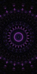 Kaléidoscope,Schéma,Ornement,Mauve,Modèle,Sombre,Mandala