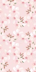 Pattern,Tender,Flowers,Pink,Cherry,Texture,Textures,Sakura,Spring