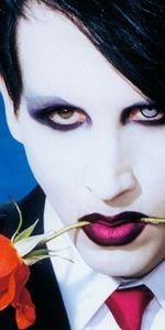 Musique,Marilyn Manson,Roses,Artistes,Personnes,Hommes