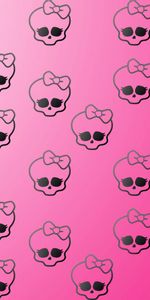 Pink,Bow,Texture,Textures,Skulls,Skull