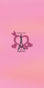 Pink,Heart,France,Eiffel Tower,Paris,Love