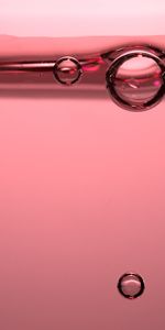 Pink,Macro,Bubbles,Liquid