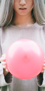 Pink,Miscellanea,Balloon,Miscellaneous,Girl