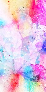 Pink,Stains,Spots,Bright,Watercolor,Abstract