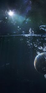 Planets,Water,Background,Abstract