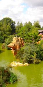 Paisaje,Agua,Árboles,Stones,Plantas