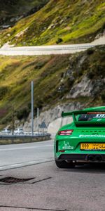 Porsche 911 Gt3,Тачки (Cars),Гонка,Зеленый,Спорткар,Порш (Porsche)