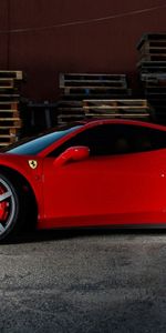 458 Italia,458 Italie,Tonique,Ombragé,Disques Noirs,Voitures,Profil,Italie,Ferrari