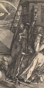 Mélancolie,Albrecht Dürer,Mettre,Putto,Génie Ailé,Albrecht Durer,Gravure,Art