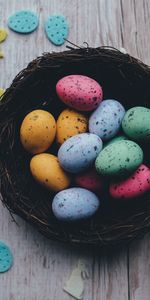 Vacaciones,Pascua,Huevos De Codorniz,Huevos De Colores,Huevos Pintados