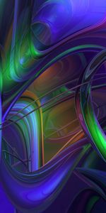 Rainbow,Figure,Abstract,Form,Colorful,Colourful,Iridescent,Alloy