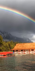 Rainbow,Landscape,Nature