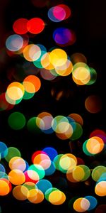 Rainbow,Motley,Boquet,Bokeh,Abstract,Glare,Circles,Multicolored,Iridescent