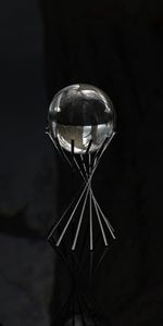 Reflection,Ball,Form,Glass,Metal,3D