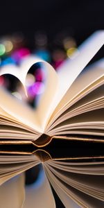 Reflection,Heart,Bokeh,Boquet,Glare,Book,Love