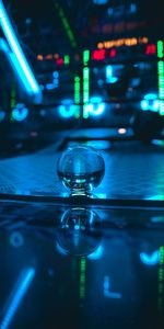 Reflection,Miscellanea,Ball,Glass,Miscellaneous,Neon