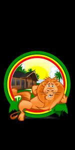 Rest,Relaxation,Tropics,Lion,Vector,Funny