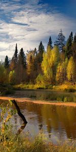 Paisaje,Ríos,Otoño