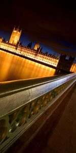 Rivers,Bridge,Cities,Big Ben,Night,London