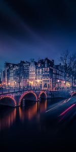 Ríos,Edificio,Canal,Amsterdam,Ciudades,Puente