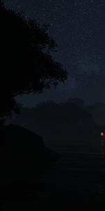 Rivers,Dark,Night,Fog,Boat