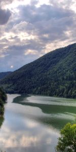 Naturaleza,Ríos,Montañas,Nubes