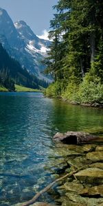 Rivers,Mountains,Trees,Landscape