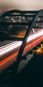 Rivers,Night,Lights,Long Exposure,Bridge,Cities