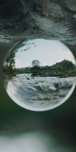 Ríos,Macro,Bola,Pelota,Bola De Cristal,Reflexión,Esfera